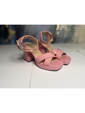 Y2K  Pink  Sleek Platform Heels Size 6